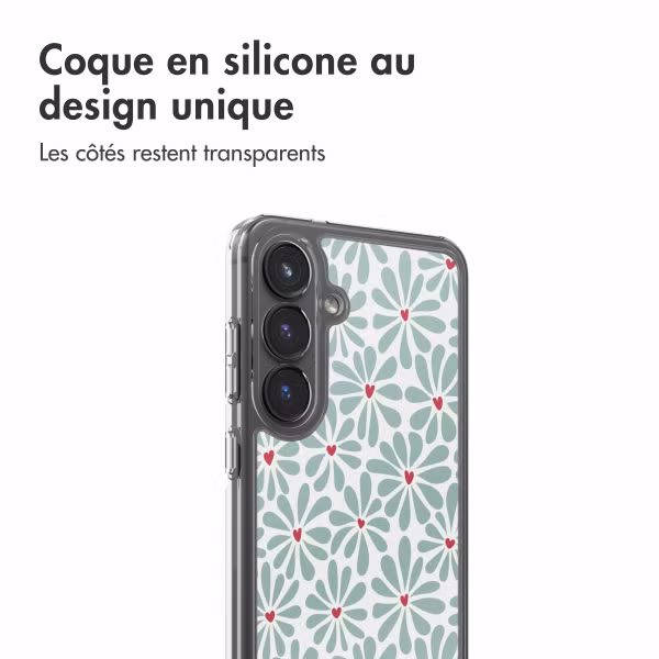 imoshion Coque Design Samsung Galaxy S25 FE - Bloom Love Sage Green