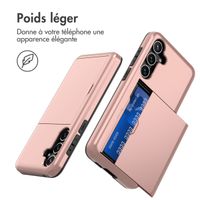imoshion Coque arrière avec porte-cartes Samsung Galaxy A55 - Rose Doré