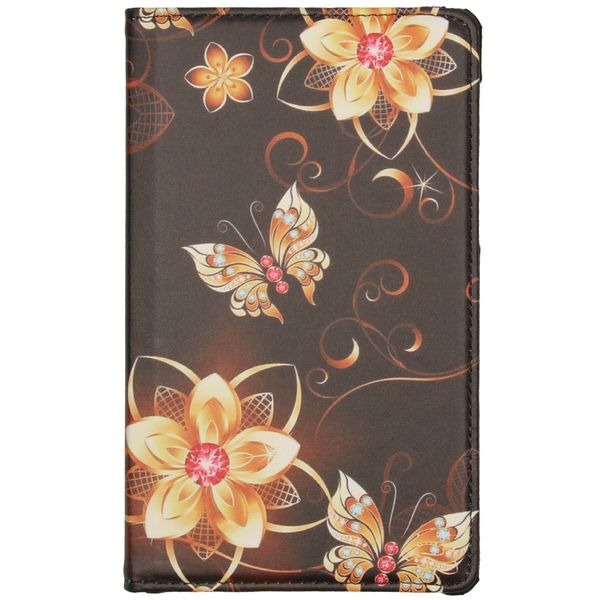 imoshion Coque tablette Design rotatif à 360° Samsung Galaxy Tab A7 Lite - Butterfly Flower