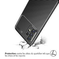 imoshion Coque silicone Carbon Samsung Galaxy A33 - Noir