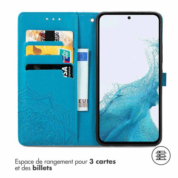 imoshion Etui de télephone Mandala Samsung Galaxy A34 (5G) - Turquoise