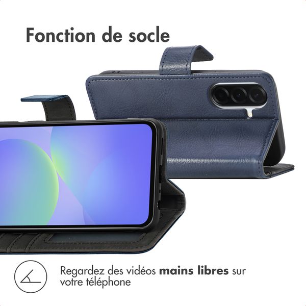 imoshion Étui de télephone portefeuille Samsung Galaxy A57 (5G) - Bleu foncé