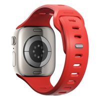Nomad Bracelet Tempo en silicone Apple Watch Series 1 - 9 / SE (38/40/41 mm) | Series 10 / 11 (42 mm) - Coral