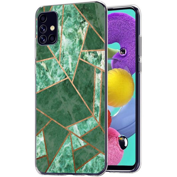 imoshion Coque Design Samsung Galaxy A51 - Cuive graphique / Vert