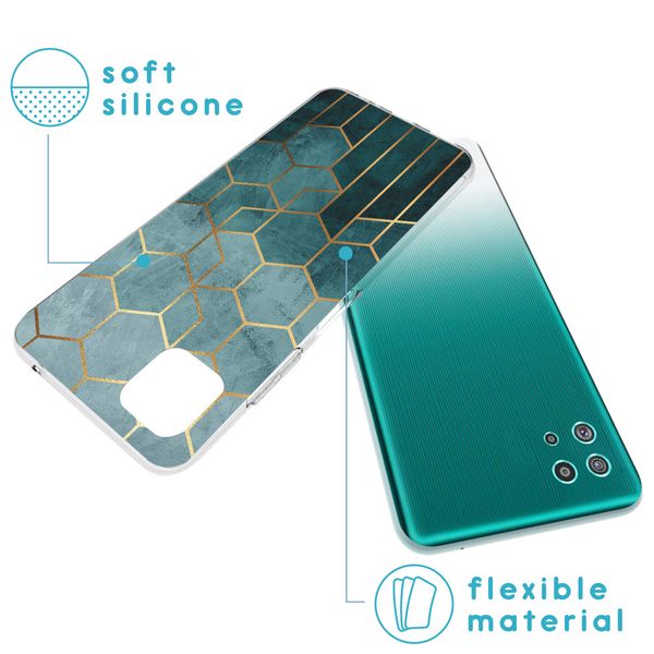 imoshion Coque Design Samsung Galaxy A22 (5G) - Modèle - Vert