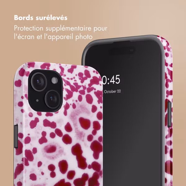 Selencia Coque arrière Vivid Apple iPhone 15 - Cosmic Orchid