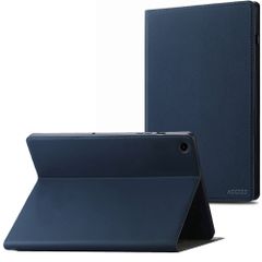 Accezz Coque tablette Classic Samsung Galaxy Tab A9 Plus - Bleu foncé