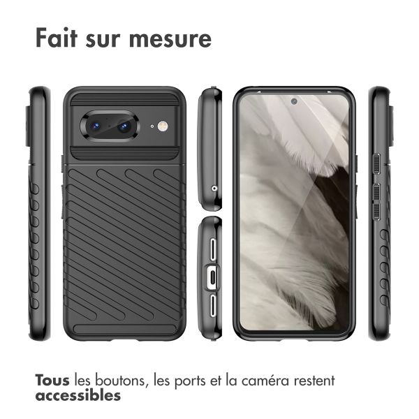 imoshion Coque Arrière Thunder Google Pixel 8 - Noir