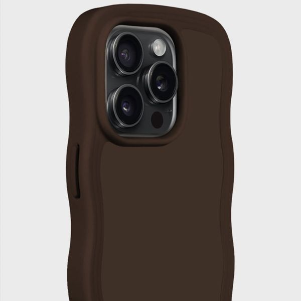 Holdit Coque Wavy iPhone 14 Pro Max - Chocolate