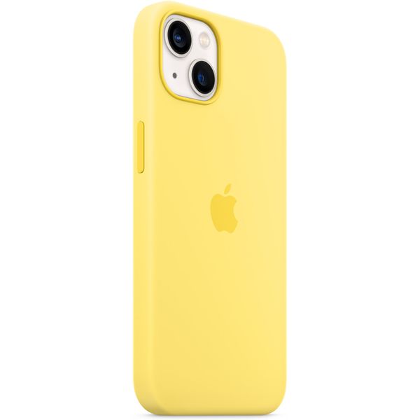 Apple Coque en silicone MagSafe Apple iPhone 13 - Lemon Zest