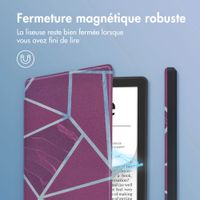 imoshion Design Slim Hard Case Sleepcover Pocketbook Verse / Verse Pro / Verse Pro Color / Vivlio Light / Light HD - Bordeaux Graphic