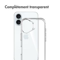 imoshion Coque Rugged Air Apple iPhone 16 - Transparent