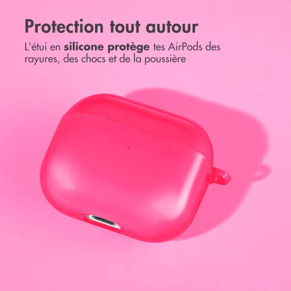 imoshion Coque Néon Apple AirPods 3 - Rose Fluo
