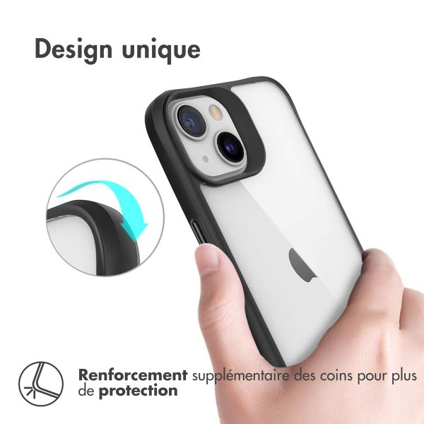imoshion Coque Rugged Hybrid Apple iPhone 13 Mini - Noir / Transparent