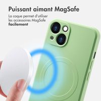 imoshion Coque Couleur avec MagSafe iPhone 13 - Vert