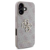 Guess Coque 4G Metal Logo Backcover Apple iPhone 16 - Rose