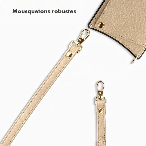 Selencia Cordon de téléphone crossbody - Beige
