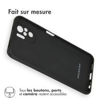 imoshion Coque Couleur Xiaomi Redmi Note 10 (4G) - Noir