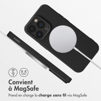 imoshion Coque Couleur avec MagSafe iPhone 14 Pro - Noir