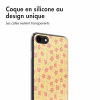 imoshion Coque design pour iPhone SE (2022 / 2020) / 8 / 7 - Sunny Yellow Petite Flowers