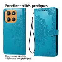 imoshion Etui de télephone Mandala Motorola Moto G15 / G15 Power - Turquoise