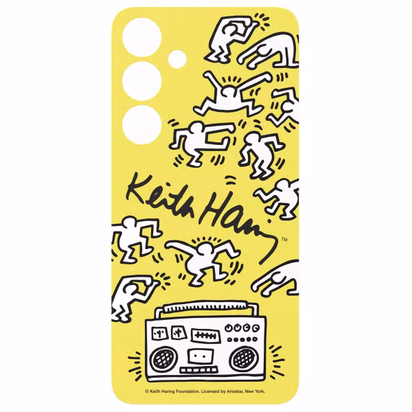 Samsung Carte Dance Keith Haring originale Galaxy S24 Plus - Yellow