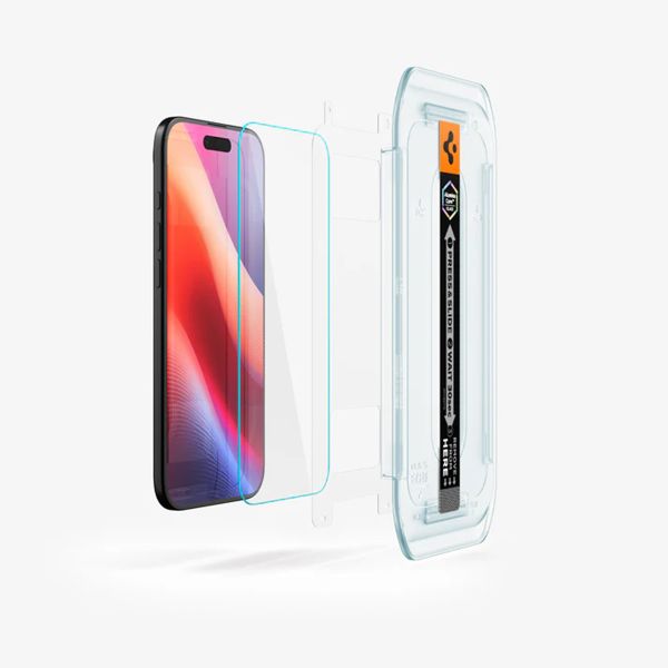 Spigen Protection d'écran en verre trempé GLAStR Fit 2 Paquets + Applicator Apple iPhone Air