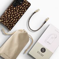 Selencia Nova coque arrière en cuir véritable avec porte-cartes Samsung Galaxy S26 Ultra - Fawn Chic