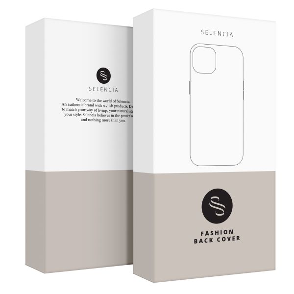 Selencia Coque arrière avec crochets amovibles Apple iPhone 17 Pro - Transparent