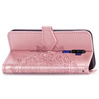 Etui de téléphone portefeuille Mandala Oppo A5/A9 (2020)