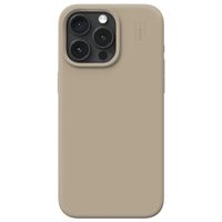 iDeal of Sweden Coque en silicone avec MagSafe Apple iPhone 15 Pro Max - Beige
