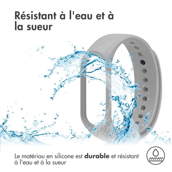 imoshion Bracelet en silicone Xiaomi Mi Band 3 / 4 - Gris