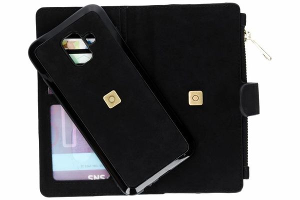 Porte-monnaie de luxe Samsung Galaxy A6 (2018) - Noir