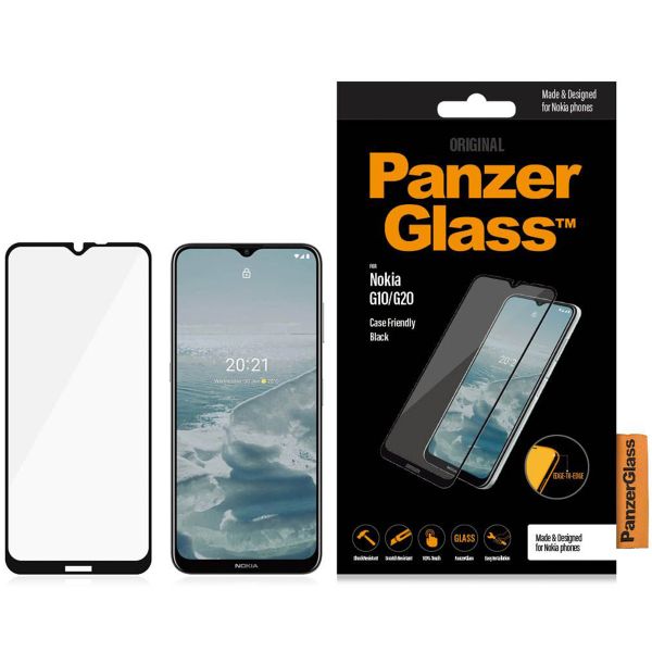 PanzerGlass Protection d'écran en verre trempé Case Friendly Nokia G10 / G11 / G20 / G21 - Noir