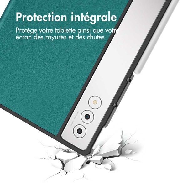 imoshion Coque tablette Trifold Lenovo Yoga Tab Plus (2025) - Vert foncé