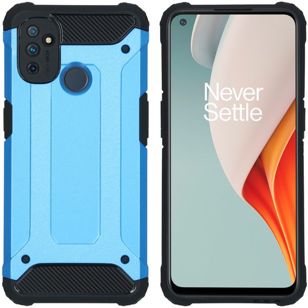 imoshion Coque iMoshion Rugged Xtreme OnePlus Nord N100 - Bleu clair