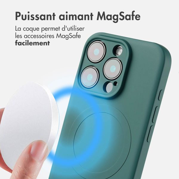 imoshion Coque Couleur avec MagSafe iPhone 16 Pro Max - Vert foncé