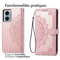 imoshion Etui de télephone Mandala Motorola Moto G24 Power - Rose Doré
