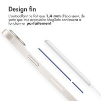 imoshion ﻿Autocollant MagSafe avec aide à l'installation - Bleu foncé