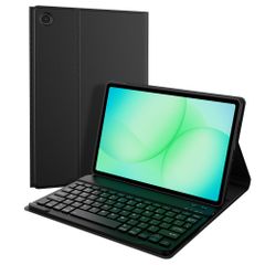 Accezz Étui de tablette portefeuille Bluetooth Clavier Samsung Galaxy Tab A11 Plus - AZERTY / FR - Noir