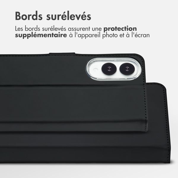 Accezz Étui de télephone Wallet Samsung Galaxy S25 Edge - Noir