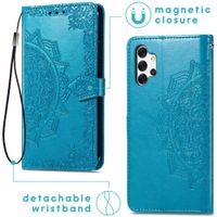imoshion Etui de télephone Mandala Samsung Galaxy A32 (5G) - Turquoise