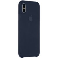 Apple Coque en silicone Apple iPhone X - Midnight Blue