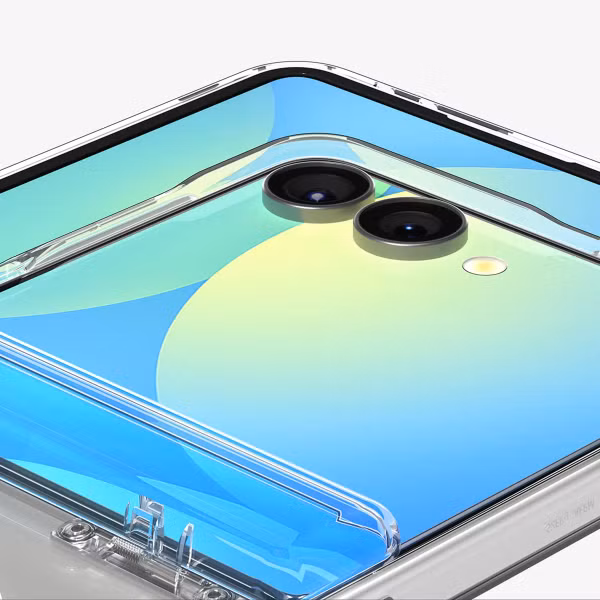 Spigen Coque Ultra Hybrid Pro MagFit Samsung Galaxy Z Flip 7 - Clear / White