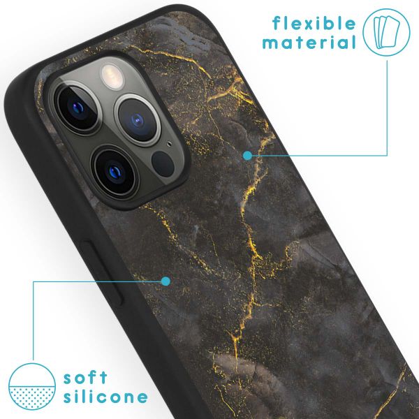 imoshion Coque Design iPhone 13 Pro - Black Marble