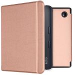 imoshion ﻿Slim Hard Sleepcover avec support Kobo Libra 2 / Tolino Vision 6 - Rose Dorée