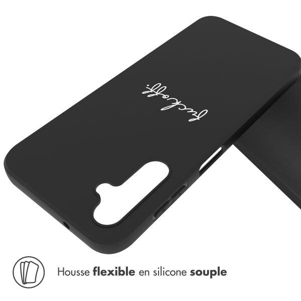 imoshion Coque Design Samsung Galaxy A14 (5G/4G) - Fuck Off - Noir