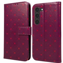 imoshion Étui de télephone portefeuille Design Samsung Galaxy S23 - Crush Check Coral Dust