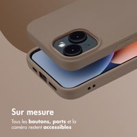 imoshion Coque Couleur Apple iPhone 14 - Marron