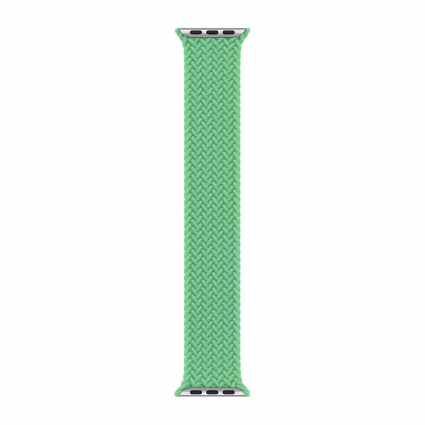 Apple Bracelet Solo tressé Apple Watch | 38/40/41/42 mm - Taille 2 - Bright Green
